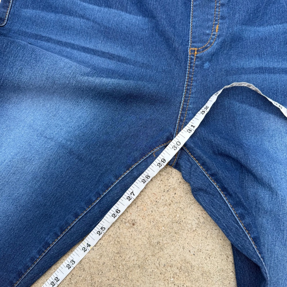 No Boundaries Jeggings Women XL Blue Dark Wash Pull On Stretch Casual Jeans - Picture 12 of 14